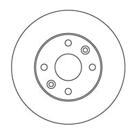 NF PARTS Тормозной диск 203510NF